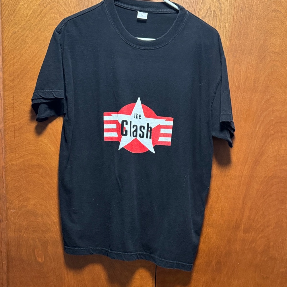 Vintage UK Punk The Clash Black T-Shirt